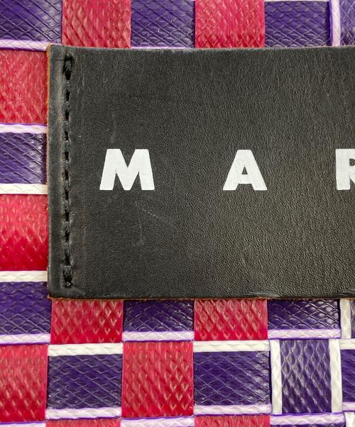 MARNI（マルニ）MARNI (マルニ) フラワーカフェピクニックバッグ パープル サイズ:実寸サイズをご参照下さい。の古着・服飾アイテム