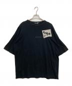 GROUND Yグラウンドワイ）の古着「パッチワークTシャツ」｜ブラック