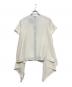 YOKO CHAN (ヨーコチャン) サイドスリットプルオーバーブラウス ホワイト サイズ:SIZE 38 未使用品：15000円