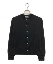 BLACK COMME des GARCONS（ブラックコムデギャルソン）の古着「ニットカーディガン」｜ブラック