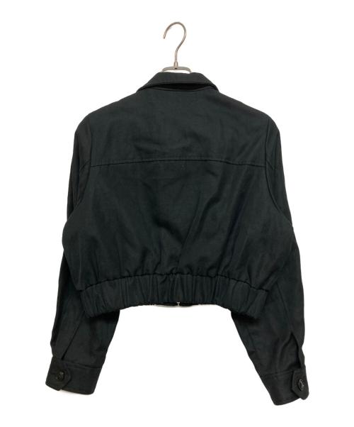 Ernie Palo（アーニーパロ）Ernie Palo (アーニーパロ) ショート ジップ ブルゾン ブラック サイズ:SIZE 36の古着・服飾アイテム