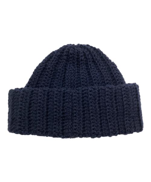 ANRI（アンリ）ANRI (アンリ) KNIT BEANIE/ニットビーニー ネイビーの古着・服飾アイテム