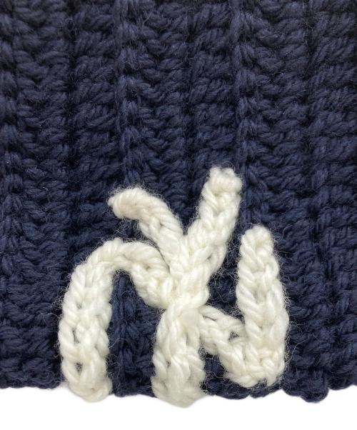 ANRI（アンリ）ANRI (アンリ) KNIT BEANIE/ニットビーニー ネイビーの古着・服飾アイテム