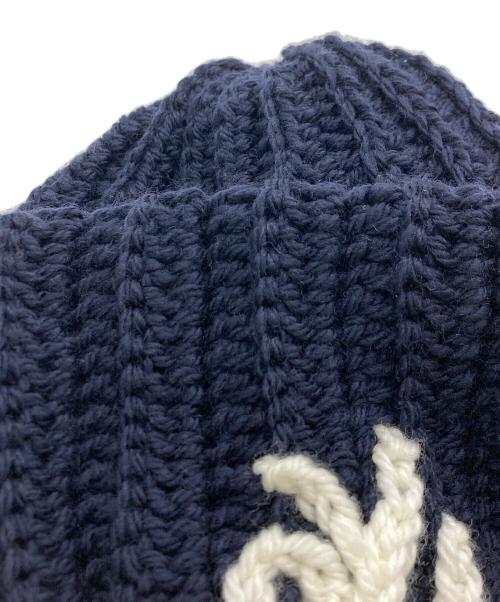 ANRI（アンリ）ANRI (アンリ) KNIT BEANIE/ニットビーニー ネイビーの古着・服飾アイテム
