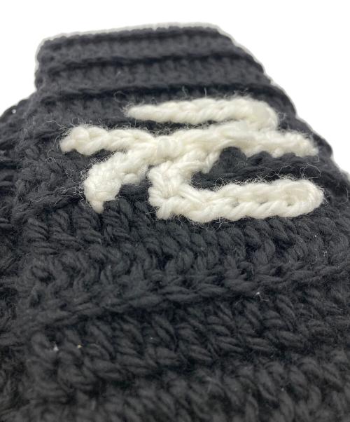 ANRI（アンリ）ANRI (アンリ) KNIT BEANIE ブラックの古着・服飾アイテム