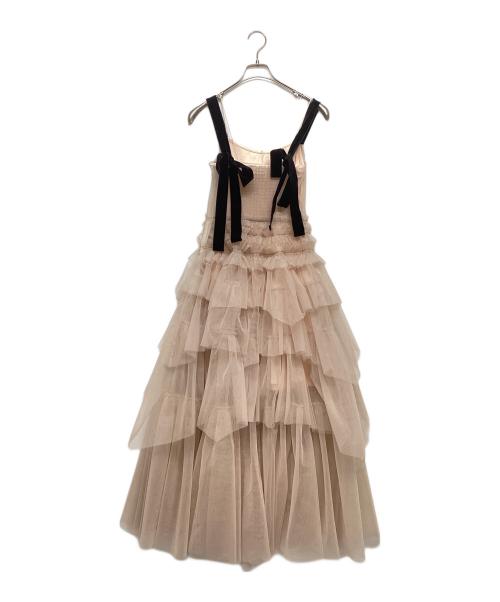 Snidel（スナイデル）Snidel (スナイデル) チュールティアードボリュームドレス ライトピンク サイズ:SIZE 0の古着・服飾アイテム