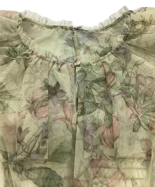 Lily Brown（リリーブラウン）Lily Brown (リリーブラウン) ボタニカルチュールティアードドレス ベージュ サイズ:SIZE 0の古着・服飾アイテム