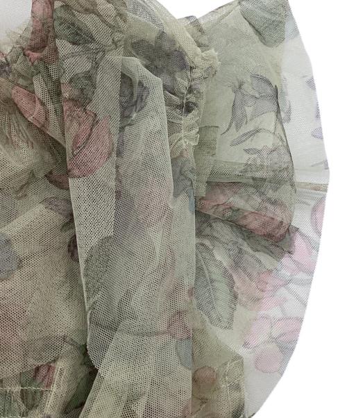 Lily Brown（リリーブラウン）Lily Brown (リリーブラウン) ボタニカルチュールティアードドレス ベージュ サイズ:SIZE 0の古着・服飾アイテム