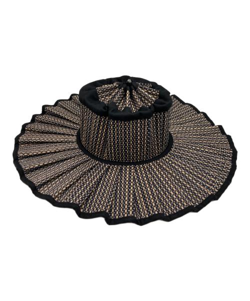 Lorna Murray（ローナマーレイ）Lorna Murray (ローナマーレイ) カプリハット ベージュ×ブラック サイズ:SIZE S 未使用品の古着・服飾アイテム