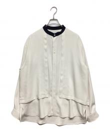 CULLNI×STUDIOUS（クルニ×ステュディオス）の古着「EX.BAND COLLAR CLERIC SH」｜ホワイト