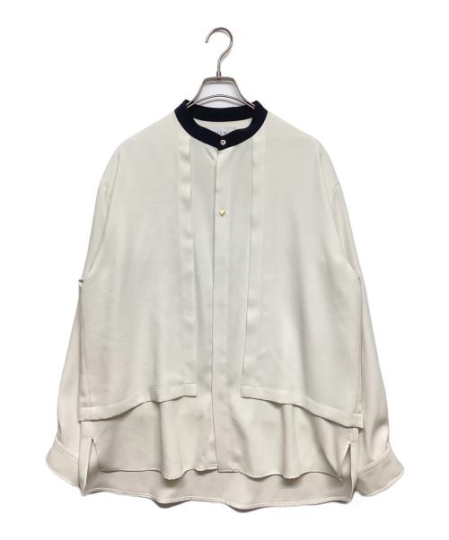 CULLNI（クルニ）CULLNI (クルニ) STUDIOUS (ステュディオス) EX.BAND COLLAR CLERIC SH ホワイト サイズ:SIZE 2の古着・服飾アイテム