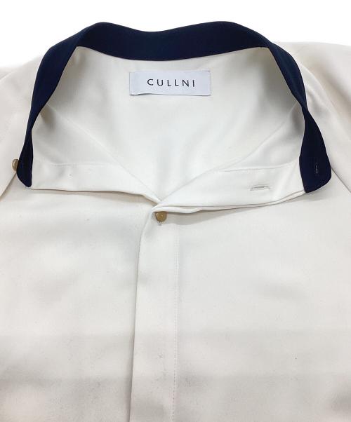 CULLNI（クルニ）CULLNI (クルニ) STUDIOUS (ステュディオス) EX.BAND COLLAR CLERIC SH ホワイト サイズ:SIZE 2の古着・服飾アイテム