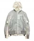 NIKE×sacaiナイキ×サカイ）の古着「LAYERED JKT」｜ホワイト