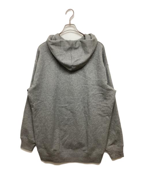 Acne studios（アクネ ストゥディオズ）Acne studios (アクネ ストゥディオズ) ファイスパッチ オーバーサイズ フーディ プルオーバーパーカー グレー サイズ:SIZE XSの古着・服飾アイテム