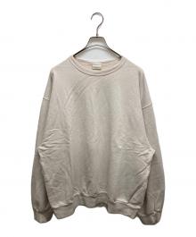 DRIES VAN NOTEN（ドリスヴァンノッテン）の古着「オーバーサイズクルーネックスウェット」｜ベージュ
