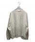 DRIES VAN NOTEN (ドリスヴァンノッテン) オーバーサイズクルーネックスウェット ベージュ サイズ:SIZE L：14000円