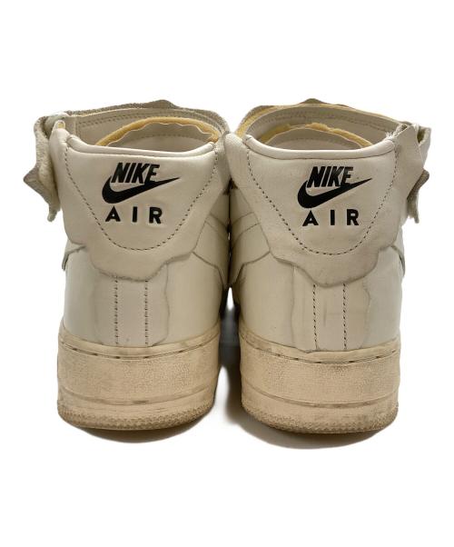 NIKE（ナイキ）NIKE (ナイキ) COMME des GARCONS HOMME PLUS (コムデギャルソンオムプリュス) AIR FORCE1 MID ホワイト サイズ:SIZE27cmの古着・服飾アイテム