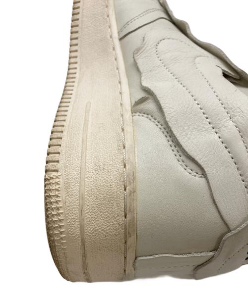 NIKE（ナイキ）NIKE (ナイキ) COMME des GARCONS HOMME PLUS (コムデギャルソンオムプリュス) AIR FORCE1 MID ホワイト サイズ:SIZE27cmの古着・服飾アイテム