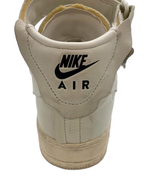 NIKE（ナイキ）NIKE (ナイキ) COMME des GARCONS HOMME PLUS (コムデギャルソンオムプリュス) AIR FORCE1 MID ホワイト サイズ:SIZE27cmの古着・服飾アイテム