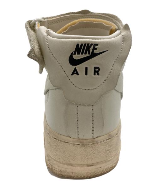 NIKE（ナイキ）NIKE (ナイキ) COMME des GARCONS HOMME PLUS (コムデギャルソンオムプリュス) AIR FORCE1 MID ホワイト サイズ:SIZE27cmの古着・服飾アイテム