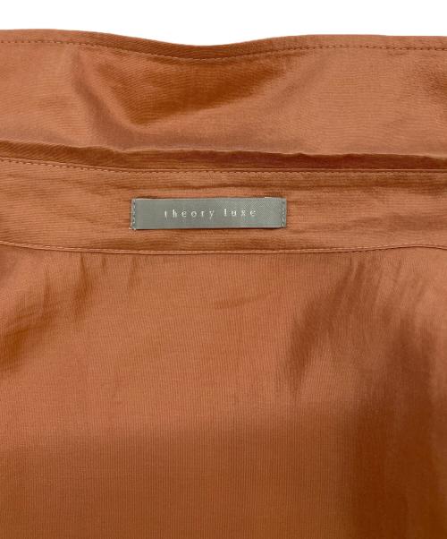 theory luxe（セオリーリュクス）theory luxe (セオリーリュクス) Tori Maddox Shirt ブラウン サイズ:SIZE Sの古着・服飾アイテム