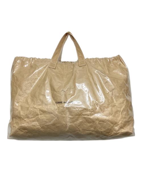 COMME des GARCONS（コムデギャルソン）COMME des GARCONS (コムデギャルソン) PVCクラフトペーパーショッパートートバッグ ベージュ サイズ:実寸サイズをご参照下さい。の古着・服飾アイテム