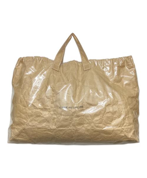 COMME des GARCONS（コムデギャルソン）COMME des GARCONS (コムデギャルソン) PVCクラフトペーパーショッパートートバッグ ベージュ サイズ:実寸サイズをご参照下さい。の古着・服飾アイテム