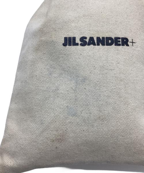 JIL SANDER（ジルサンダー）JIL SANDER (ジルサンダー) DRST ロゴ ポーチ/ドローストリングポーチ アイボリー×ブラック サイズ:実寸サイズをご参照下さい。の古着・服飾アイテム
