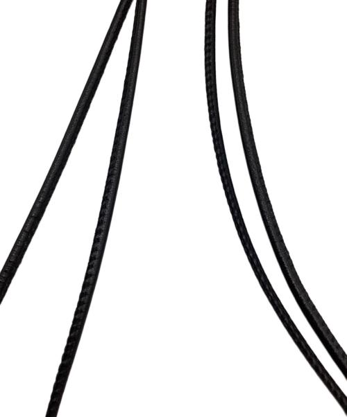 JIL SANDER（ジルサンダー）JIL SANDER (ジルサンダー) DRST ロゴ ポーチ/ドローストリングポーチ アイボリー×ブラック サイズ:実寸サイズをご参照下さい。の古着・服飾アイテム