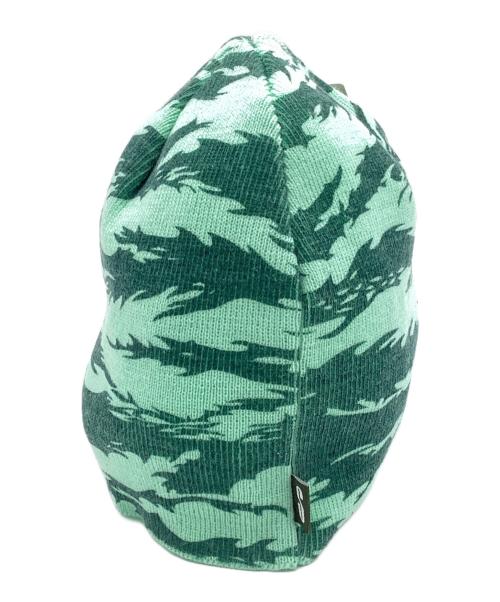 stussy（ステューシー）stussy (ステューシー) GOTH CAMO ニットキャップ フォレストグリーン サイズ:実寸サイズをご参照下さい。の古着・服飾アイテム