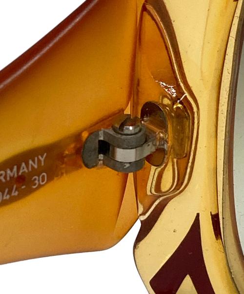 Christian Dior（クリスチャン ディオール）Christian Dior (クリスチャン ディオール) ヴィンテージオーバルサングラス オレンジの古着・服飾アイテム