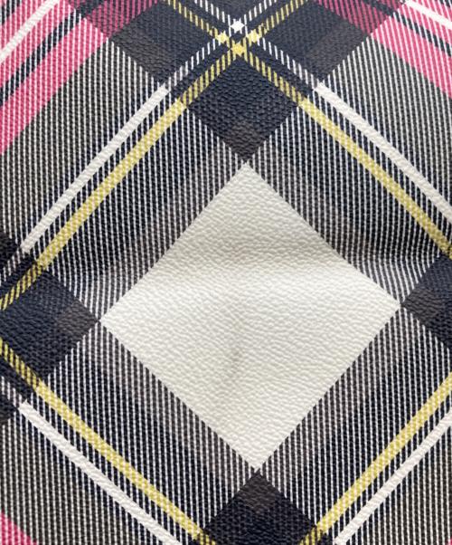 Vivienne Westwood（ヴィヴィアンウエストウッド）Vivienne Westwood (ヴィヴィアンウエストウッド) タータンチェックトートバッグ レッド サイズ:実寸サイズをご参照下さい。の古着・服飾アイテム