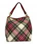 Vivienne Westwood（ヴィヴィアンウエストウッド）の古着「タータンチェックトートバッグ」｜レッド