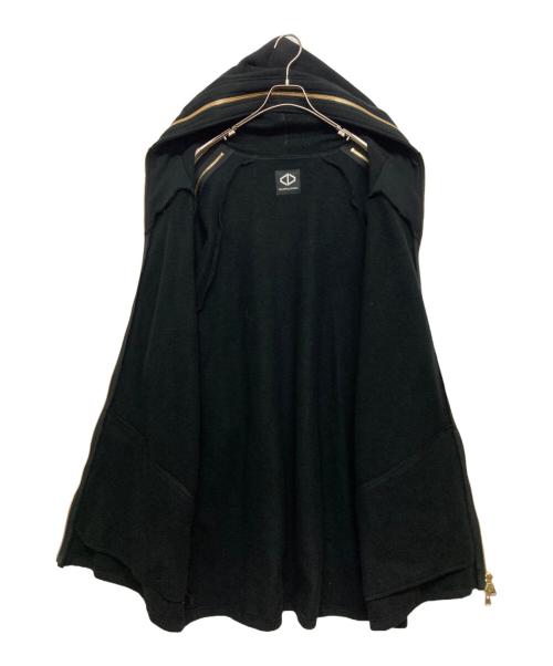 ACUOD by CHANU（アクオド バイ チャヌ）ACUOD by CHANU (アクオド バイ チャヌ) ロングジップフーディー ブラック サイズ:SIZE Freeの古着・服飾アイテム