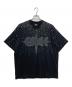 THE BOY HAS NO PATIENCE（ザボーイハズノーパティエンス）の古着「LUMINOUS DAWN RHINESTONE TEE」｜ブラック