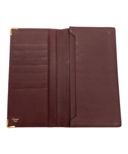 Cartier（カルティエ）Cartier (カルティエ) 札入れ ボルドー サイズ:実寸サイズをご参照下さい。の古着・服飾アイテム