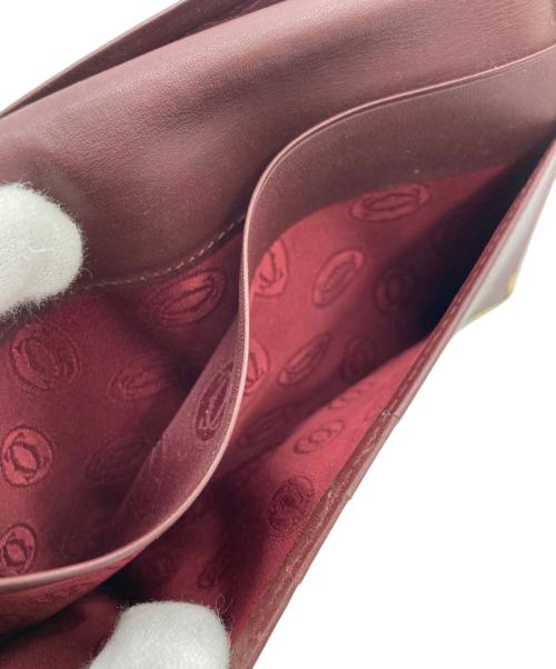 Cartier（カルティエ）Cartier (カルティエ) 札入れ ボルドー サイズ:実寸サイズをご参照下さい。の古着・服飾アイテム