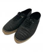 JIMMY CHOOジミーチュウ）の古着「エスパドリーユ」｜ブラック