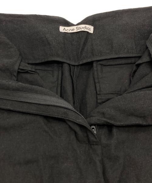 Acne studios（アクネ ストゥディオズ）Acne studios (アクネ ストゥディオズ) ワイドパンツ ブラック サイズ:SIZE 34の古着・服飾アイテム