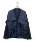 SOPHNET.（ソフネット）の古着「LIMONTA NYLON FRONT PANELED CARDIGAN」｜ネイビー