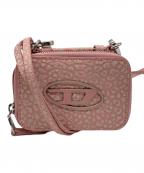 DIESELディーゼル）の古着「OFELIA/ミニショルダーポシェット」｜ピンク