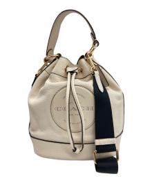 COACH（コーチ）の古着「デンプシー ドローストリング バケット バッグ」｜アイボリー