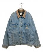 CarHarttカーハート）の古着「裏ブランケットデニムジャケット」｜インディゴ
