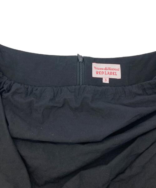 Vivienne Westwood RED LABEL（ヴィヴィアンウエストウッドレッドレーベル）Vivienne Westwood RED LABEL (ヴィヴィアンウエストウッドレッドレーベル) ギャザーデザインブラウスワンピース ブラック サイズ:SIZE3の古着・服飾アイテム