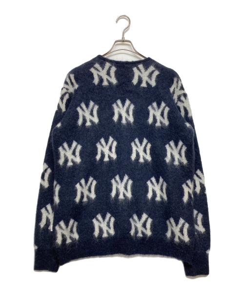 Needles（ニードルズ）Needles (ニードルズ) BEAMS BOY (ビームスボーイ) MLB (エムエルビー) モヘヤニットカーディガン ネイビー サイズ:SIZE XSの古着・服飾アイテム