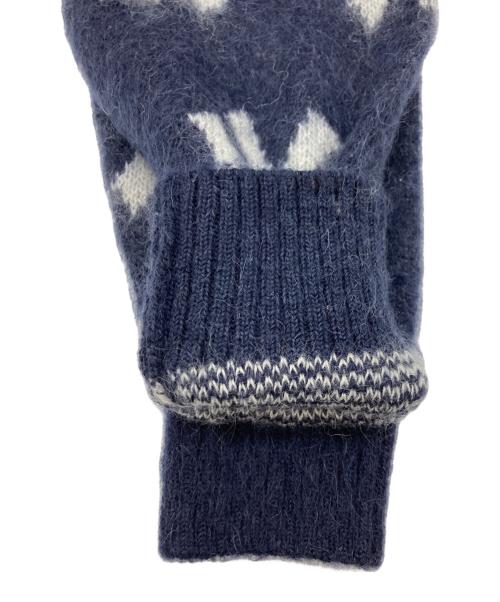 Needles（ニードルズ）Needles (ニードルズ) BEAMS BOY (ビームスボーイ) MLB (エムエルビー) モヘヤニットカーディガン ネイビー サイズ:SIZE XSの古着・服飾アイテム