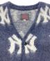 中古・古着 Needles (ニードルズ) BEAMS BOY (ビームスボーイ) MLB (エムエルビー) モヘヤニットカーディガン ネイビー サイズ:SIZE XS：18000円