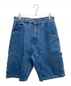 SKY HIGH FARM WORKWEARスカイハイファームワークウェア）の古着「ショートデニムパンツ」｜インディゴ