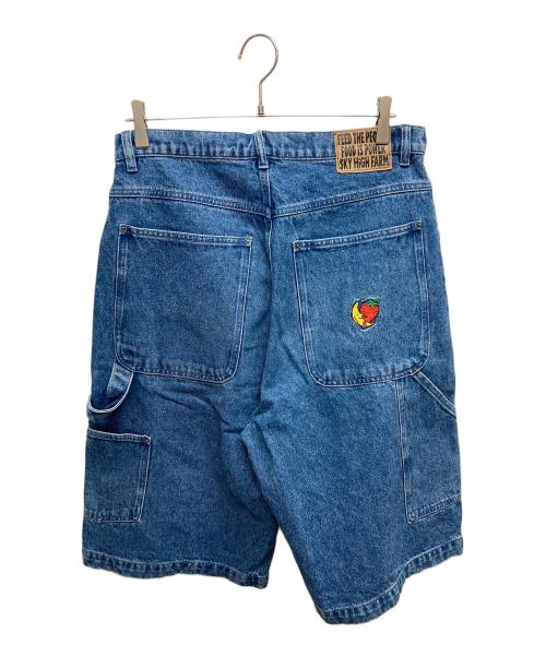 SKY HIGH FARM WORKWEAR（スカイハイファームワークウェア）SKY HIGH FARM WORKWEAR (スカイハイファームワークウェア) ショートデニムパンツ インディゴ サイズ:SIZE XSの古着・服飾アイテム