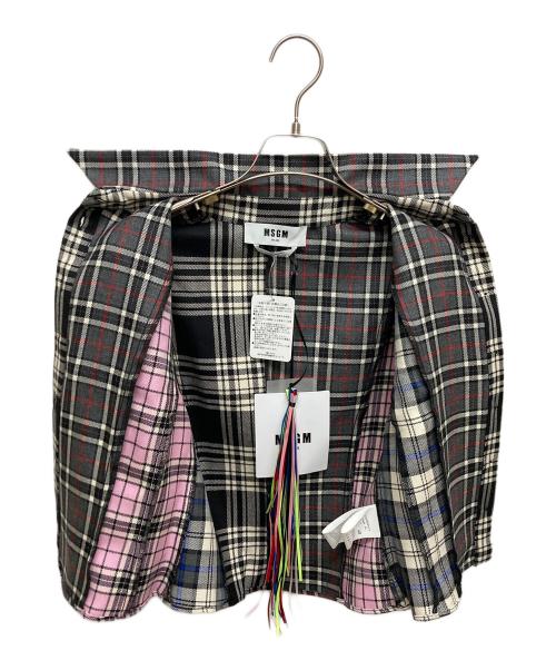 MSGM（エムエスジーエム）MSGM (エムエスジーエム) チェックシャツ グレー サイズ:SIZE40 未使用品の古着・服飾アイテム